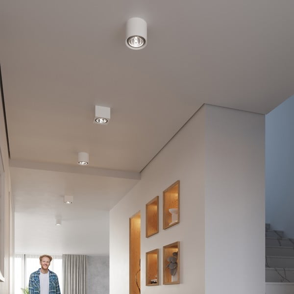 Baltos spalvos taškinis šviestuvas ø 14,5 cm Roxa – Sollux-image-1