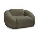 Iš boucle krėslas žalios spalvos Tina – Bobochic Paris