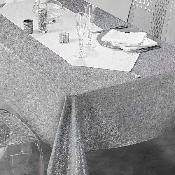 Iš tekstilės servetėlės 3 vnt. Silvery – douceur d'intérieur-image-2