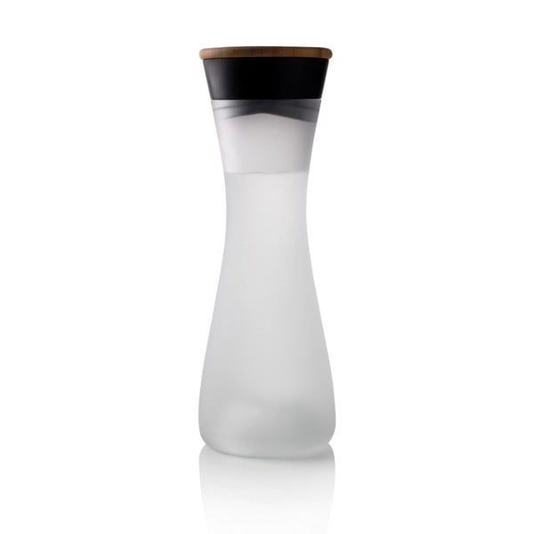 Stiklinė vandens gertuvė su bambukiniu dangteliu XD Design Lumm light, 800 ml