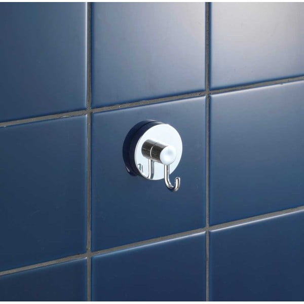 Klijuojami kabliukai iš plastiko blizgios sidabrinės spalvos 2 vnt. Vacuum-Loc – Wenko-image-2