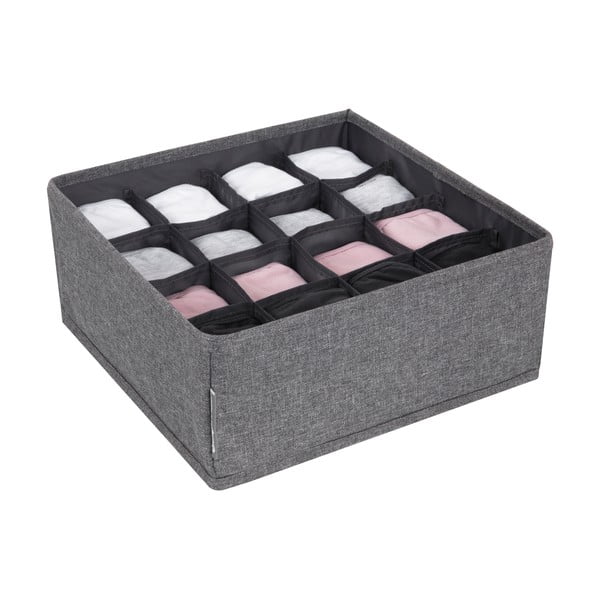 Pilkos spalvos daiktadėžė su 16 skyrių Bigso Box of Sweden Drawer-image-2