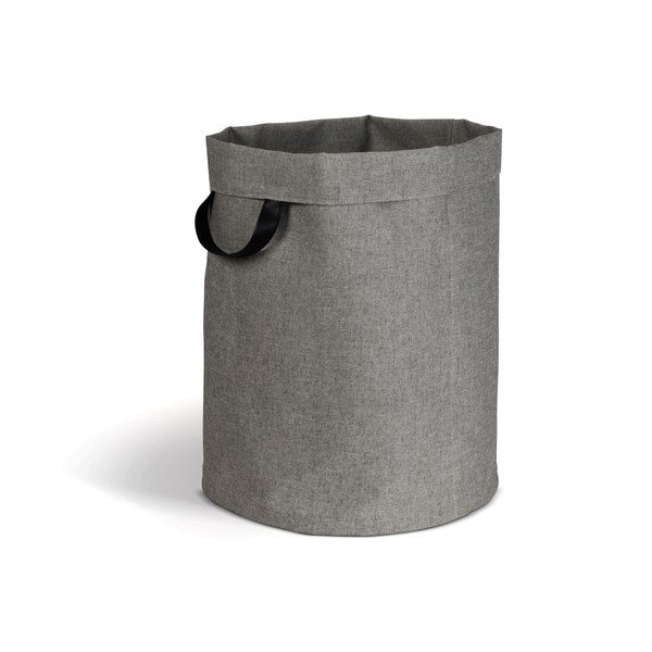 Pilkos spalvos iš tekstilės skalbinių krepšys 69 l Soft Storage – Bigso-image-1