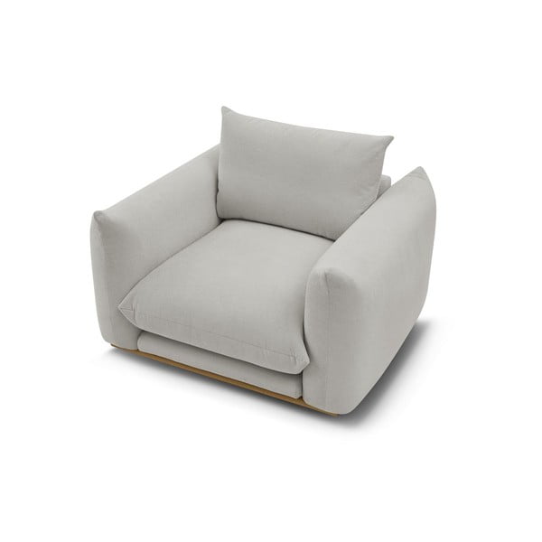 Krėslas šviesiai pilkos spalvos Ernest – Bobochic Paris-image-4