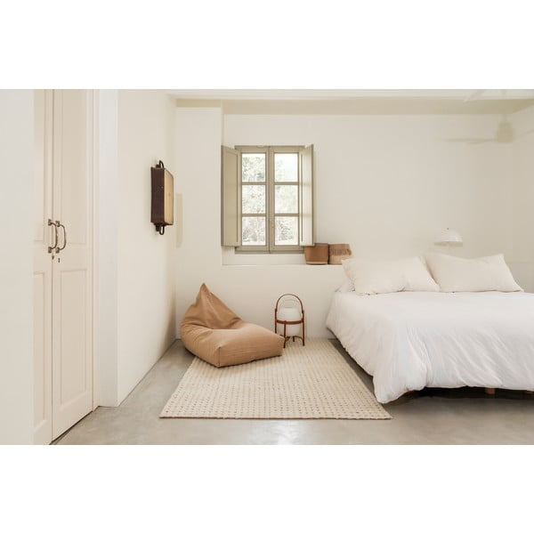 Skalbiamas/rankų darbo dramblio kaulo spalvos iš vilnos kilimas 200x300 cm Unexpected Wool – Lorena Canals-image-2