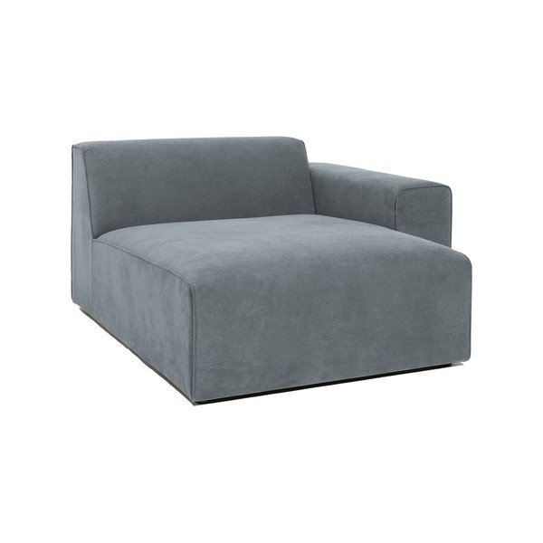 Iš kordinio velveto modulinė sofa pilkos spalvos (su dešiniuoju kampu) Sting – Scandic-image-1
