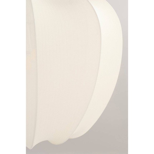 Kreminės spalvos iš tekstilės lubinis šviestuvas ø 50 cm Pion – Jotex-image-3