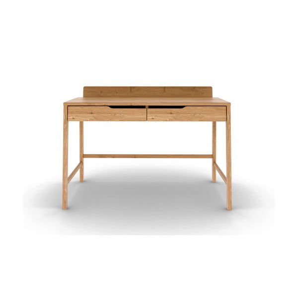 Iš ąžuolo masyvo rašomasis stalas 65x120 cm Twig – The Beds