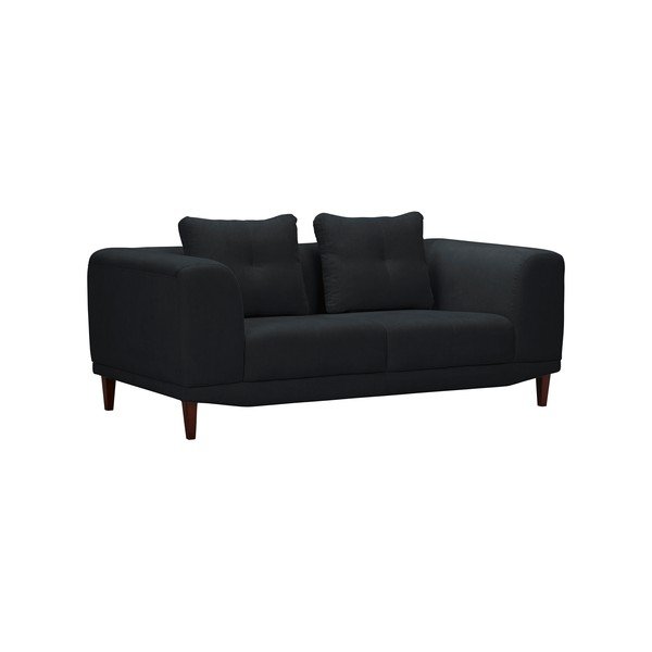 Juoda dviejų vietų sofa "Windsor & Co Sofos Sigma-image-1