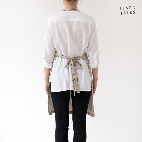 Prijuostė iš lino su Kalėdų motyvu – Linen Tales-image-2