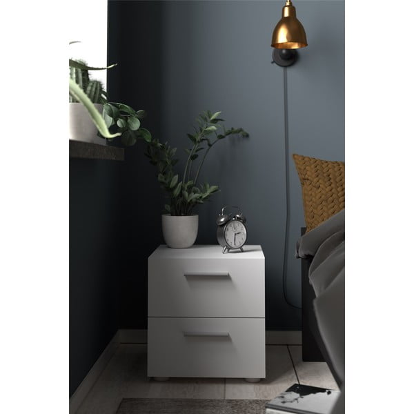 Baltas naktinis staliukas Pepe - Tvilum-image-1