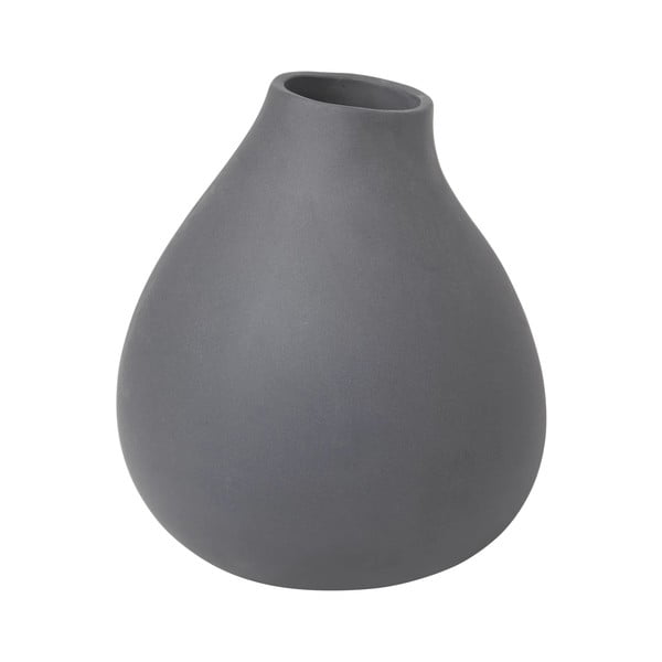 Iš porceliano  vaza tamsiai pilkos spalvos (aukštis 17 cm) Nona – Blomus
