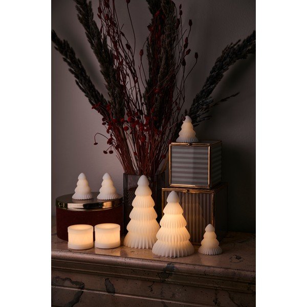 Šviečianti dekoracija baltos spalvos ø 11 cm Claire – Sirius-image-2