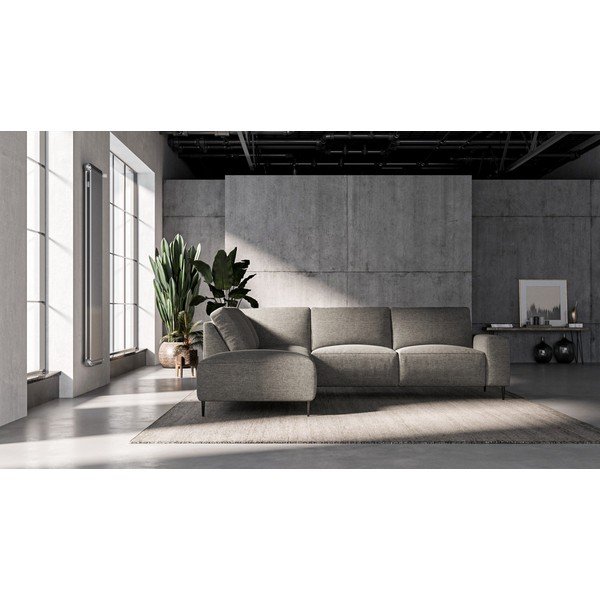 Pilka kampinė sofa Ghado Tendo, kairysis kampas-image-1