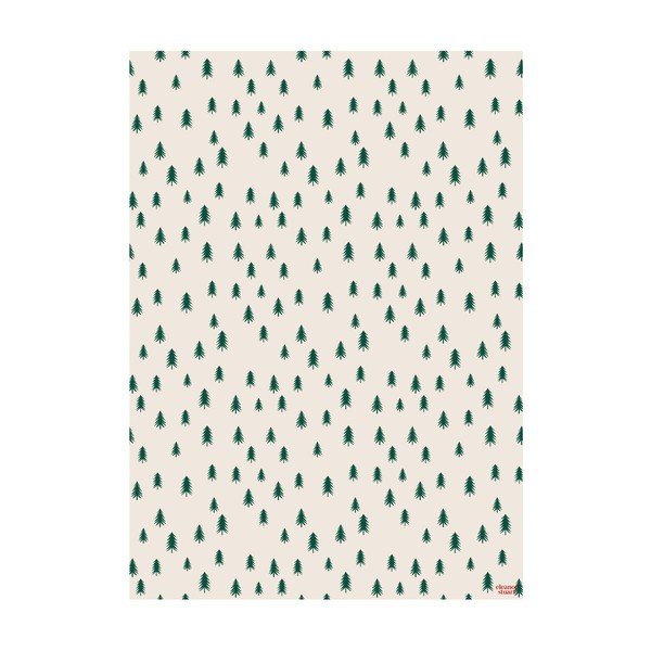 5 lapai dovanų vyniojimo popieriaus eleanor stuart Christmas Trees, 50 x 70 cm-image-2