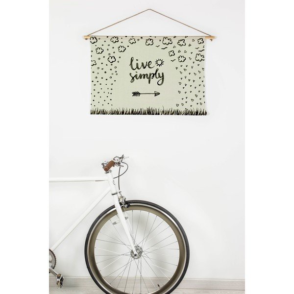 Gobelenas 90x60 cm Live Simply – Surdic-image-1
