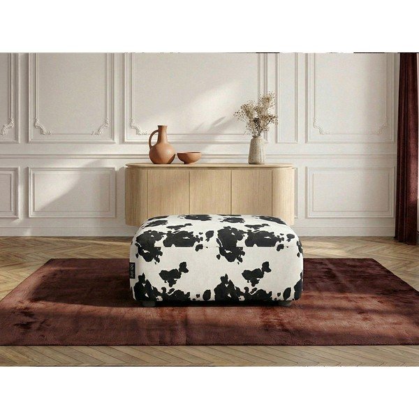 Baltos spalvos pufas Sidonie – Bobochic Paris-image-1