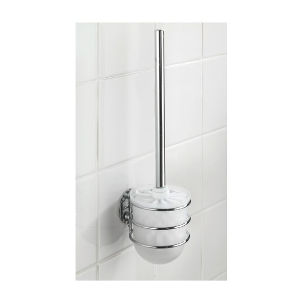 Savaime laikantis stovas su tualeto šepečiu "Wenko Turbo-Loc", keliamoji galia iki 40 kg-image-1