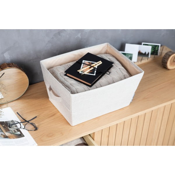 Iš tekstilės krepšys laikymui 30x40x22 cm Soft Storage – Bigso Box of Sweden-image-3