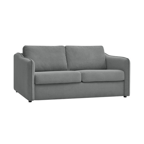 Tamsiai pilkos spalvos sofa miegojimui/sulankstoma 178 cm Lenny – Bobochic Paris-image-3