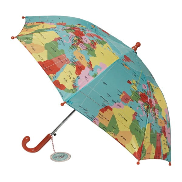 "Rex London World Map" vaikiškas skėtis, ⌀ 70 cm