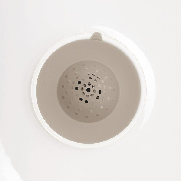 Pilkas silikoninis sietelis kriauklei iDesign-image-2