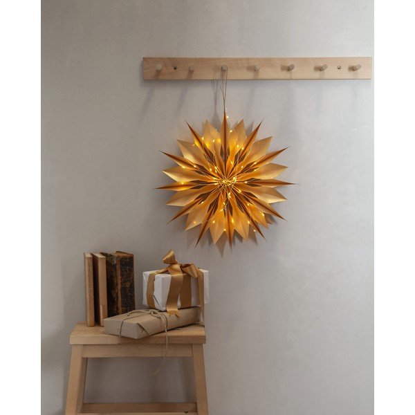 Šviečianti dekoracija auksinės spalvos su Kalėdų motyvu Flinga – Star Trading-image-2