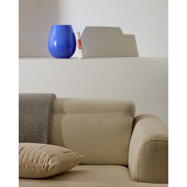 Mėlynos spalvos iš stiklo  vaza (aukštis 26 cm) Kelse – Kave Home-image-2