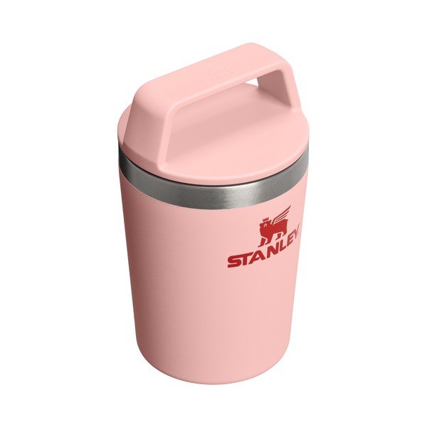 Persikų spalvos iš nerūdijančio plieno termo puodelis 230 ml Café-To-Go Travel Mug Peach Rose – Stanley-image-3