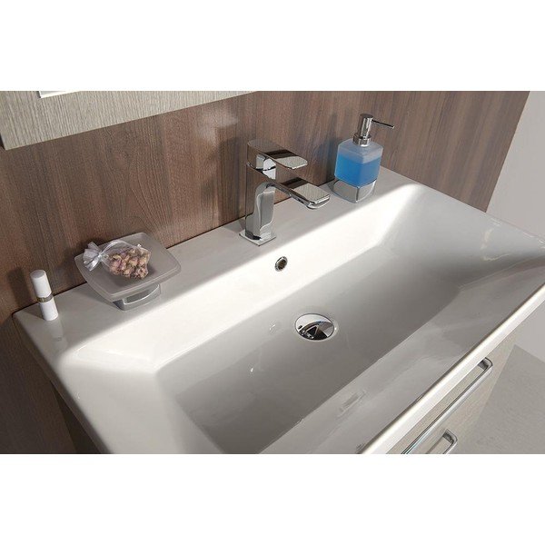 Kriauklei čiaupas blizgios sidabrinės spalvos stovimas Spy – Sapho-image-3