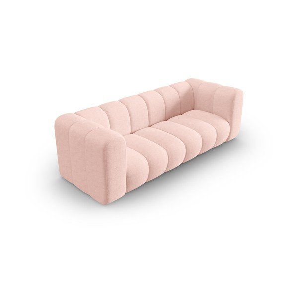 Sofa rožinės spalvos 228 cm Lupine – Micadoni Home-image-3