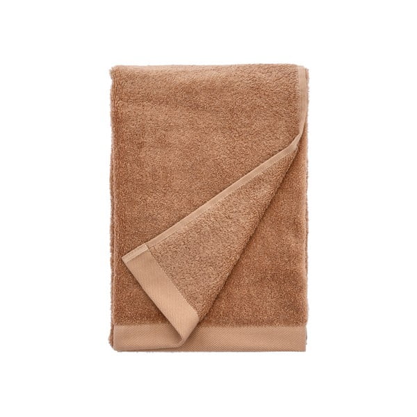 Oranžinis rankšluostis iš ekologiškos medvilnės Södahl Comfort, 70 x 140 cm-image-1