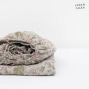 Paklodė iš lino natūralios spalvos su guma 160x200 cm Botany 2 – Linen Tales