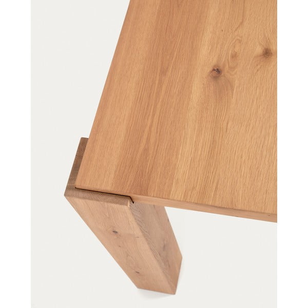 Valgomojo stalas iš ąžuolo 90x160 cm Deyanira – Kave Home-image-4