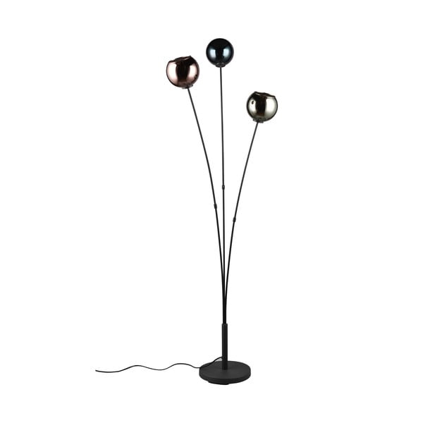 Pastatomas šviestuvas blizgios juodos spalvos (aukštis 150 cm) Sheldon – Trio