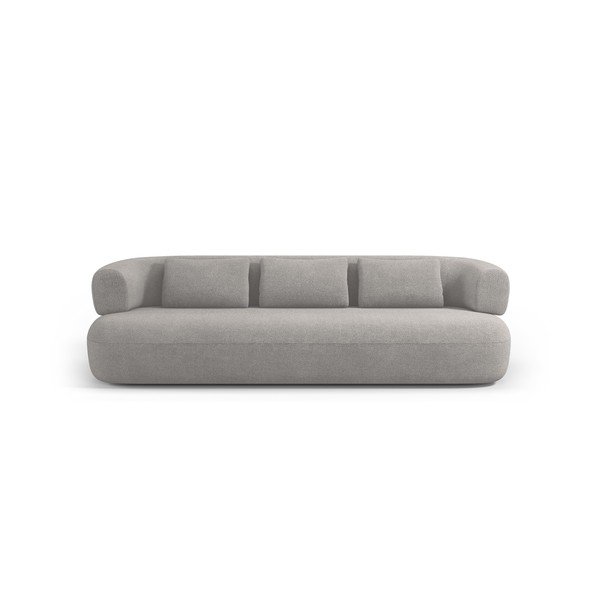 Šviesiai pilkos spalvos sofa iš boucle 226 cm Jenny – Micadoni -image-2