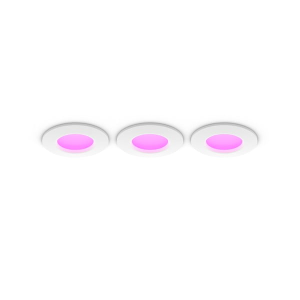 Išmanūs lubiniai šviestuvai LED/įmontuoti 3 vnt. 8 W Slim – Philips Hue-image-2