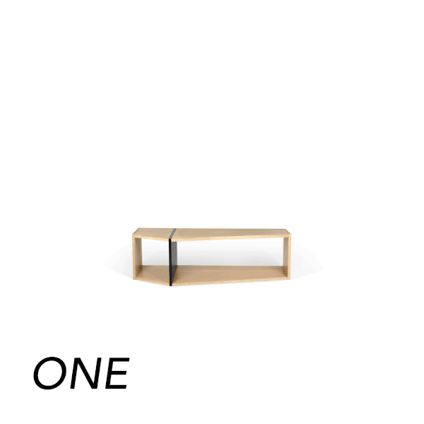 TemaHome Viena rudai juoda lentyna, 120 x 35 cm-image-3