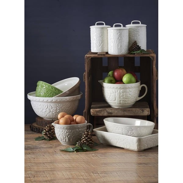 Baltos spalvos iš akmens masės dubuo ø 20 cm In the Forest – Mason Cash-image-2