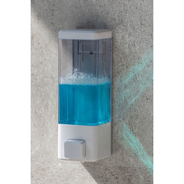 Sieninis iš plastiko muilo dozatorius baltos spalvos 320 ml Istres – Wenko-image-1