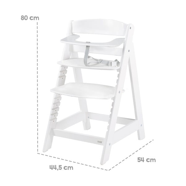 Maitinimo kėdutė baltos spalvos Luxe – Roba-image-3