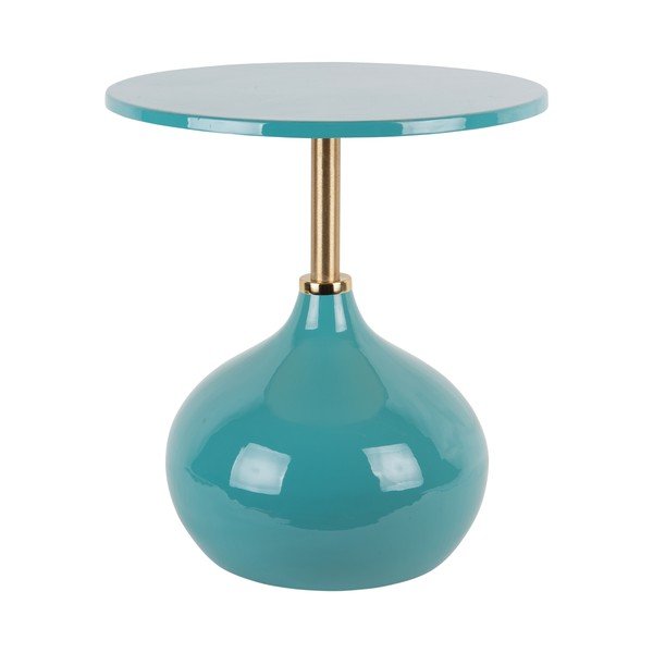 Iš metalo apvalios formos šoninis stalas ø 46 cm Kensi – Leitmotiv