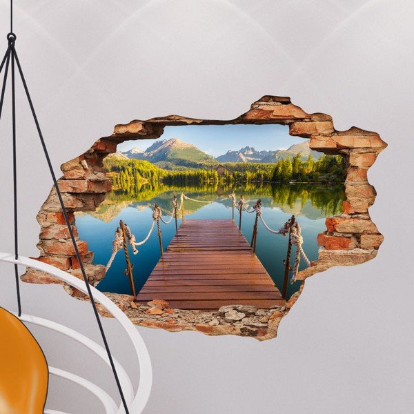 Lipdukas Ambiance Panorama Mountain Lake, 60 x 90 cm-image-1