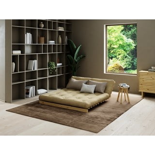 Smėlio spalvos sofa lova 160 cm Roots - Karup Design