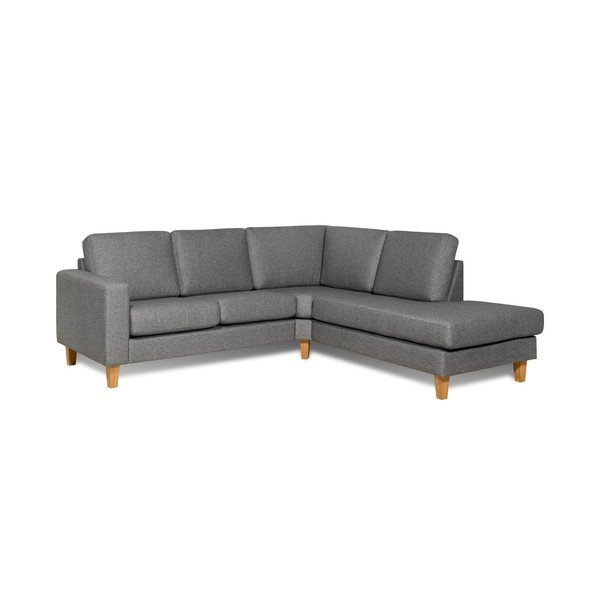 Tamsiai pilka kampinė sofa (dešinysis kampas) Focus - Scandic-image-1