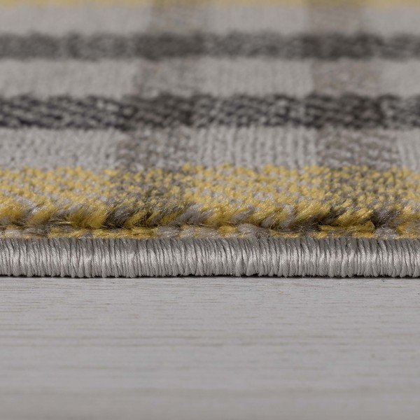 Geltonos ir pilkos spalvos kilimas Flair Rugs Highland, 200 x 290 cm-image-2