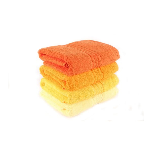 4 medvilninių rankšluosčių rinkinys Foutastic Daisy, 50 x 90 cm-image-1