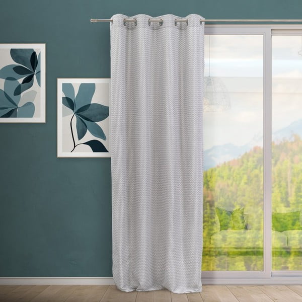Pilkos spalvos užuolaida 140x260 cm Ear – Casa Selección-image-1