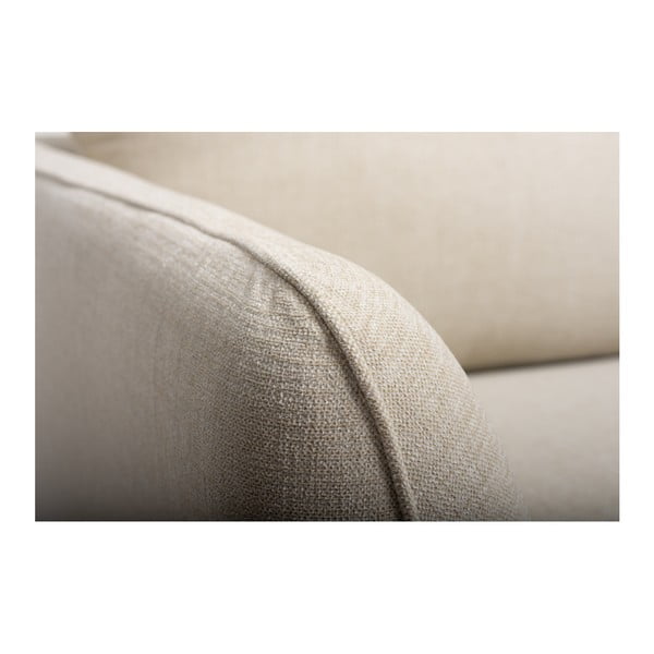 Smėlio spalvos kampinė sofa Scandic Paris, kairysis kampas-image-1