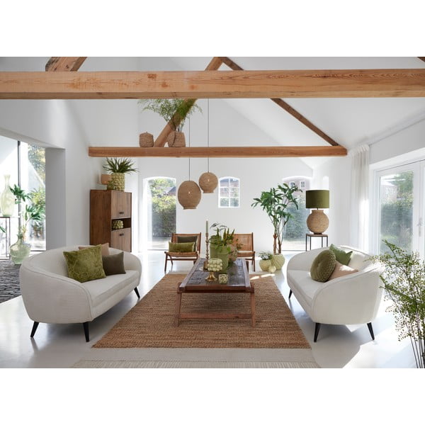 Natūralios spalvos tekstilinis kilimas 200x350 cm Ivaro - Light & Living-image-3